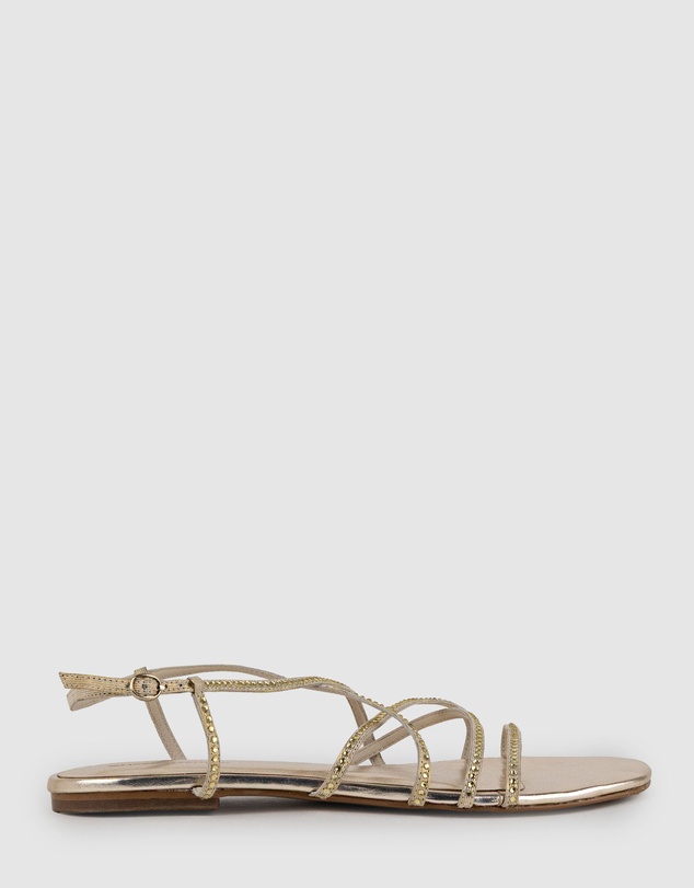 Edward Meller - SAMILLE Strappy Crystal Sandal