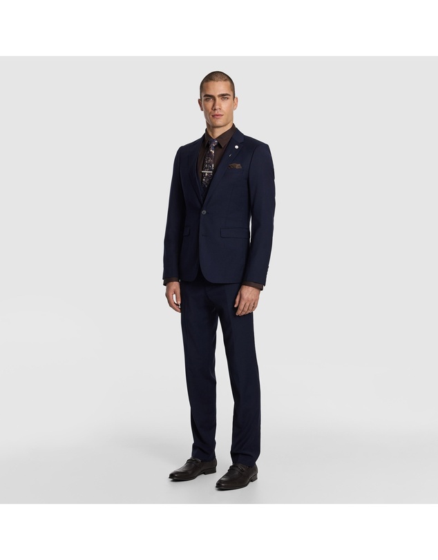 yd. - Atlas Wool Blend Slim Suit Jacket