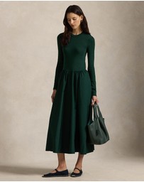 Polo Ralph Lauren - Cotton Long-Sleeve Dress - ICONIC EXCLUSIVE