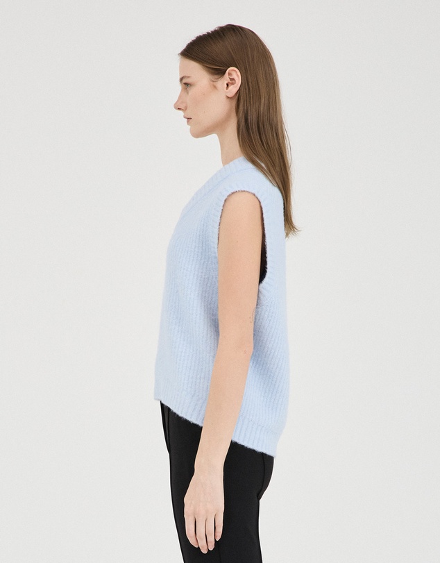 FRIEND of AUDREY - Warner Fluffy Knit Vest