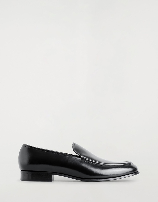 COS - Polished-Leather Loafers - Women's