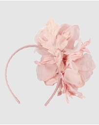 Fillies Collection - Large Pink Flowers Headband