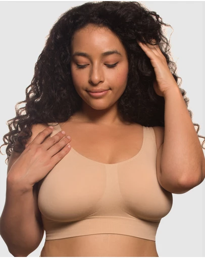 B Free Intimate Apparel - High Back Pull On Crop Top (C-D-DD-E-F-G-H) Cup