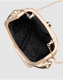 Olga Berg - Tally Metallic Clutch