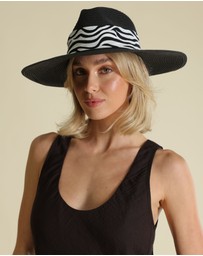 Morgan & Taylor - Archer Short-Back Fedora in Black