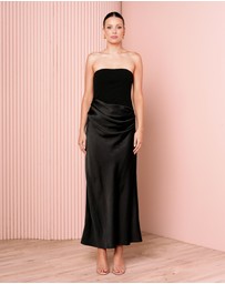 Azzurielle - Janecia Corset Midi Dress