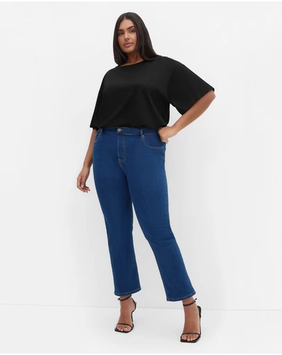 City Chic - Asha Fit Dena Ankle Grazer Jean
