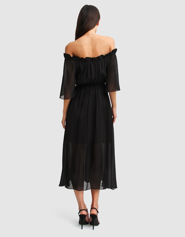 Belle & Bloom - Amour Amour Ruffled Midi Dress
