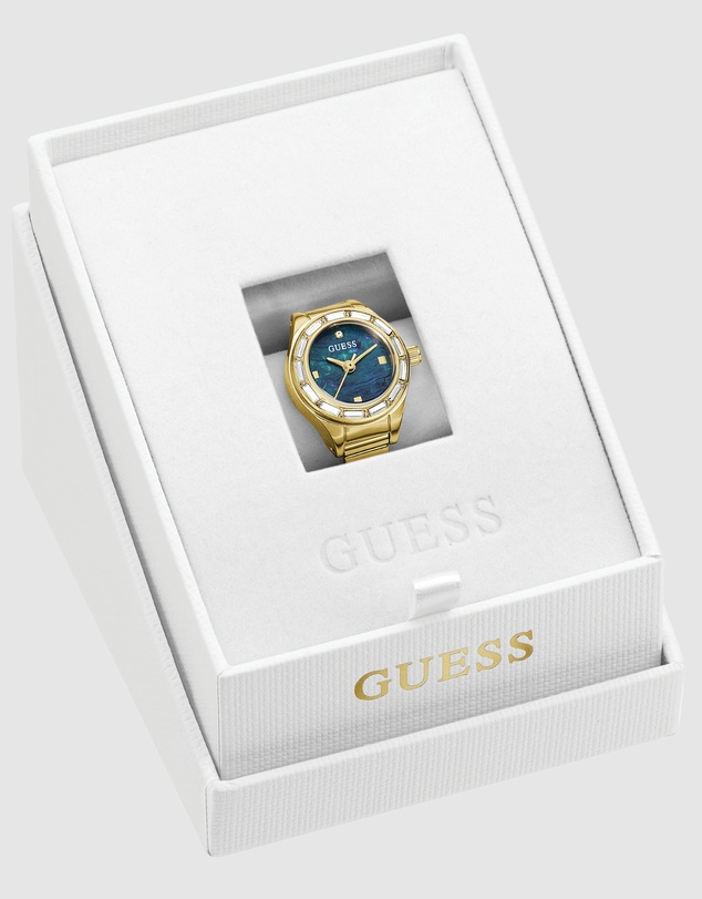 GUESS - GUESS Ladies Gold-Tone Analogue Ring Watch