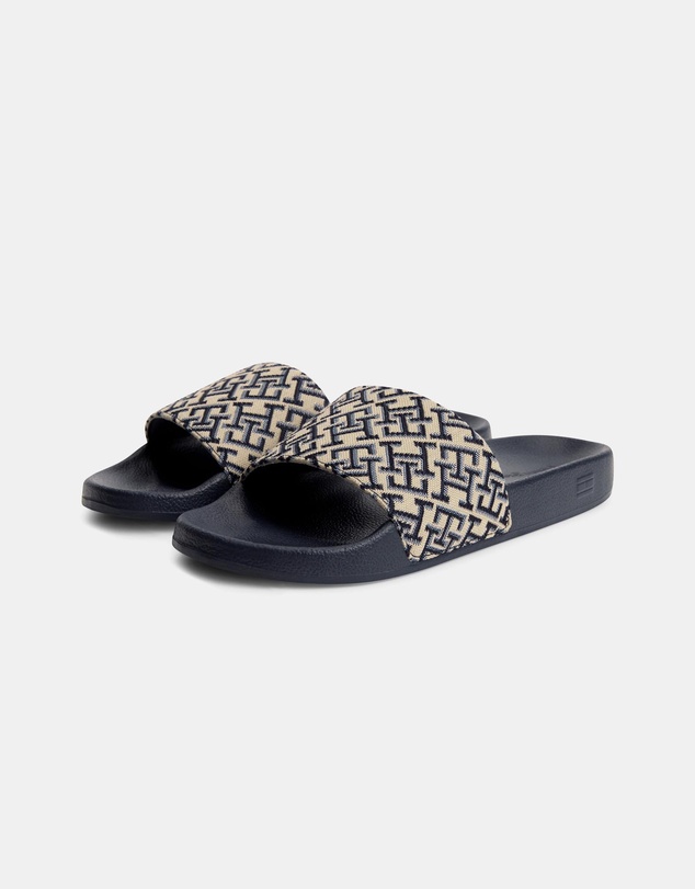 Tommy Hilfiger - Maezie Monogram Pool Slides - Women's
