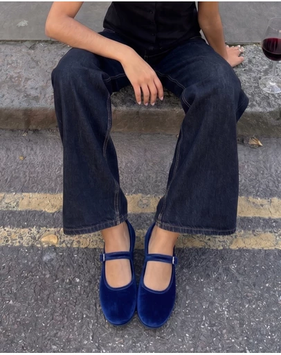 Dazie - Rei Velvet Ballet Flats