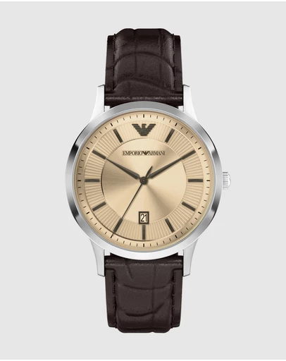 Emporio Armani - Brown Analogue Watch