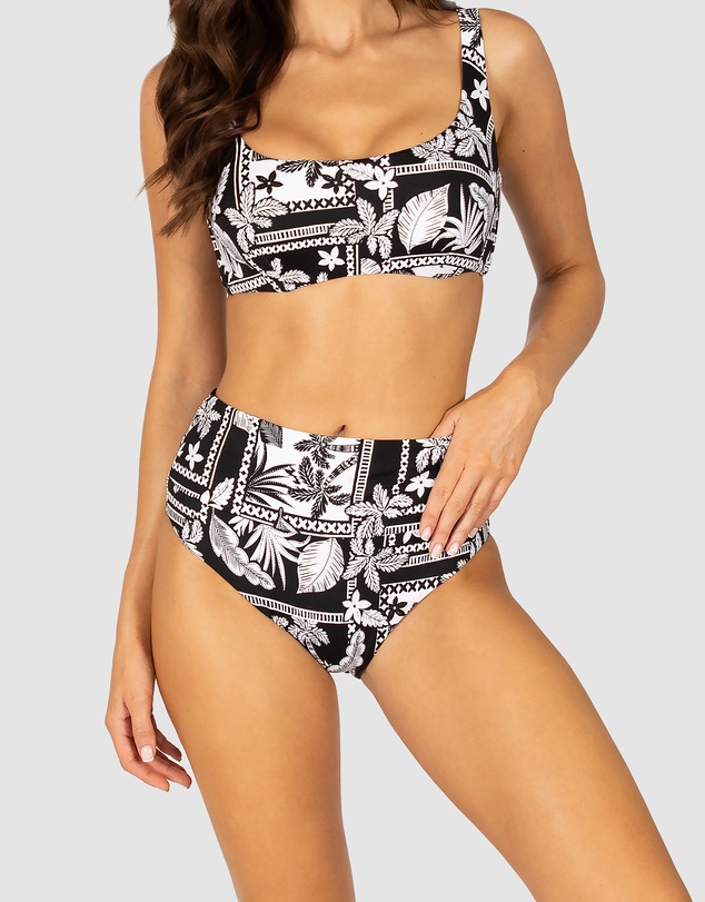 Baku Swimwear - Cruz Del Mar High Waist Bikini Bottom