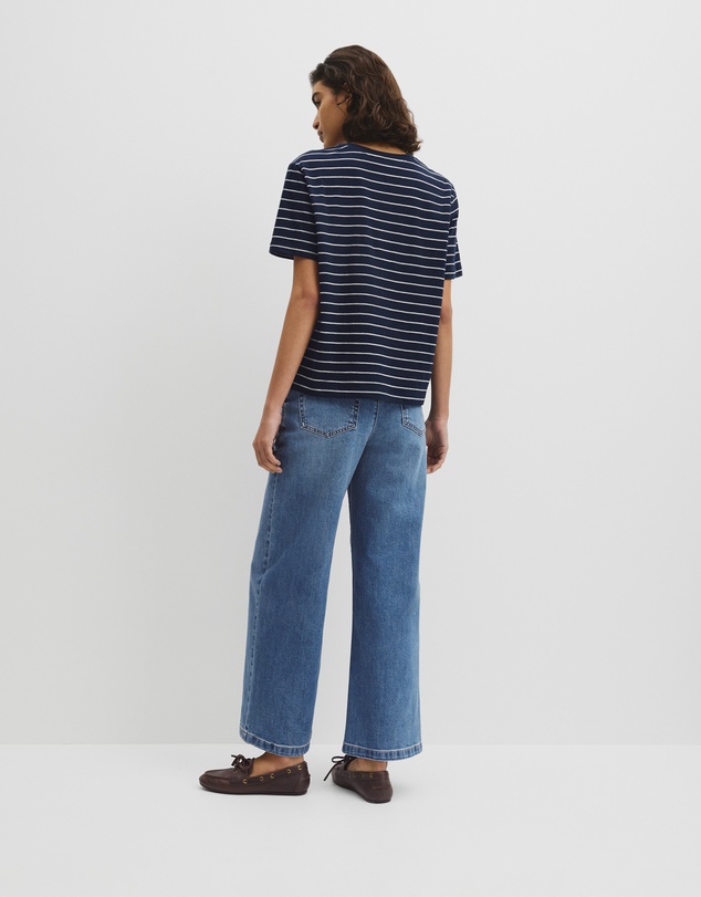 Country Road - Stripe Textured Slub T-shirt