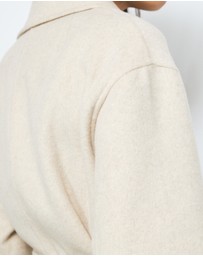 AERE - Chloe Double Faced Wool Blend Coat
