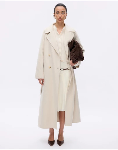 Minima Esenciales - Lian Oversized Wool Trench Coat
