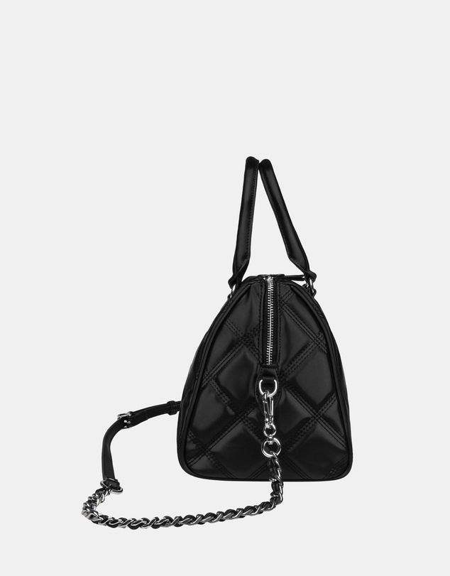 Steve Madden - BRhodes Black Gold Handbag