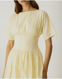 Atmos&Here - Nicky Cotton Poplin Mini Dress