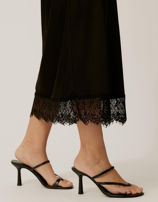 Tussah - Sadie Satin Lace Slip Skirt