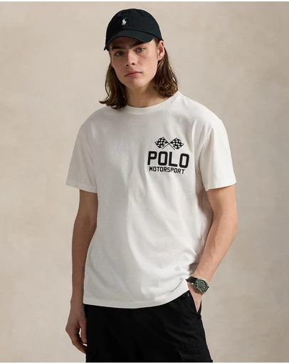 Polo Ralph Lauren - Classic Fit Slub Jersey Graphic T-Shirt