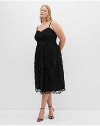 City Chic - Scarlet Lace Dress
