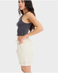 Roxy - Womens Sweetest Day Elastic Waist Shorts