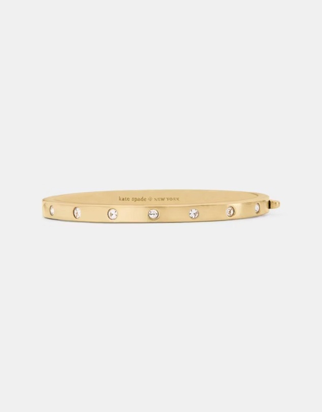 Kate Spade - Metal Stone Hinged Bangle