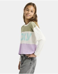 Roxy - Girls 4 to 16 Sundaze Spirit Long Sleeve T-Shirt