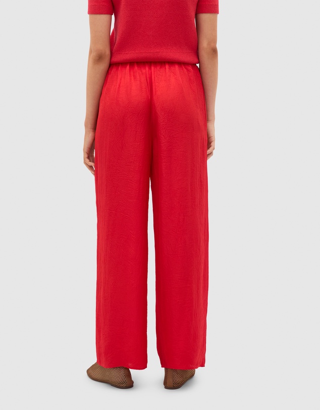 Seed Heritage - Textured Satin Easy Wide Leg Pant