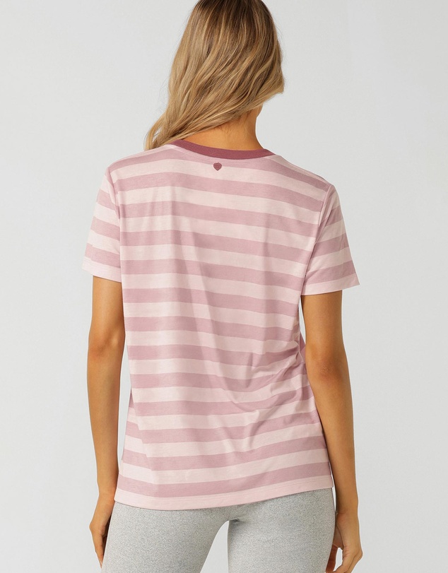 Lorna Jane - Luxe Athletic Stripe T-Shirt