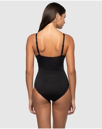 Nip Tuck Swim - Tintilating Tile Ava Wrap Over Multifit One Piece