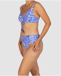 Baku Swimwear - Havana Ruched Side Mid Bikini Bottom