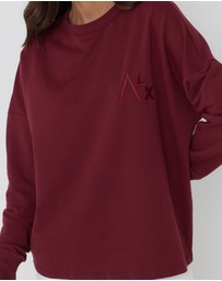 ALEXANDRA - Vire Jumper Red Wine