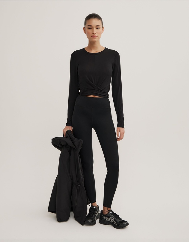 Witchery - Cross Front Long Sleeve Top