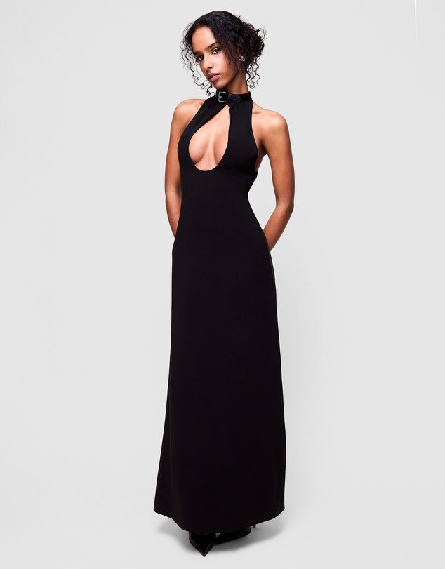 Guizio - Belt Detail Maxi Dress