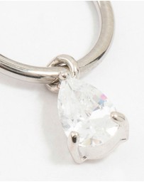 Lovisa - Titanium Pear Drop Ring Belly Ring