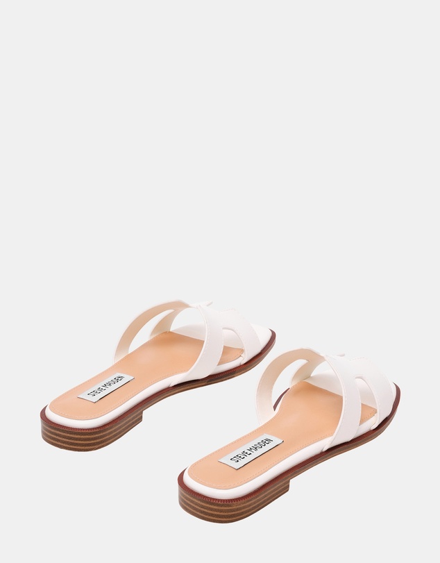 Steve Madden - Haileyy White Sandals