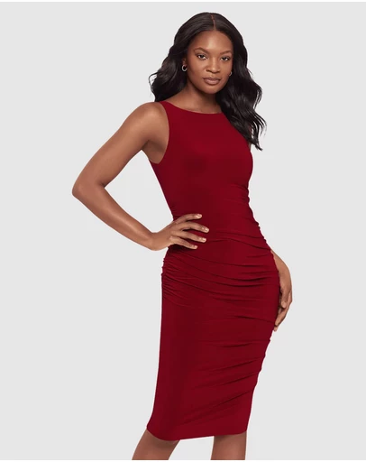 Miraclesuit Shapewear - Regi Bodycon Sleeveless Midi Shaping Dress