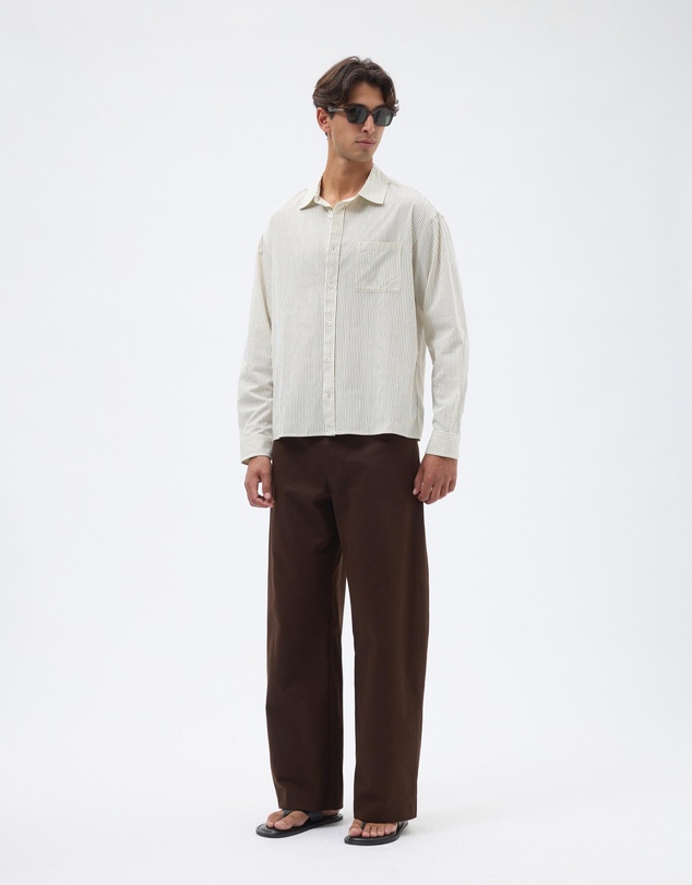 AERE - Cotton Twill Wide Trousers