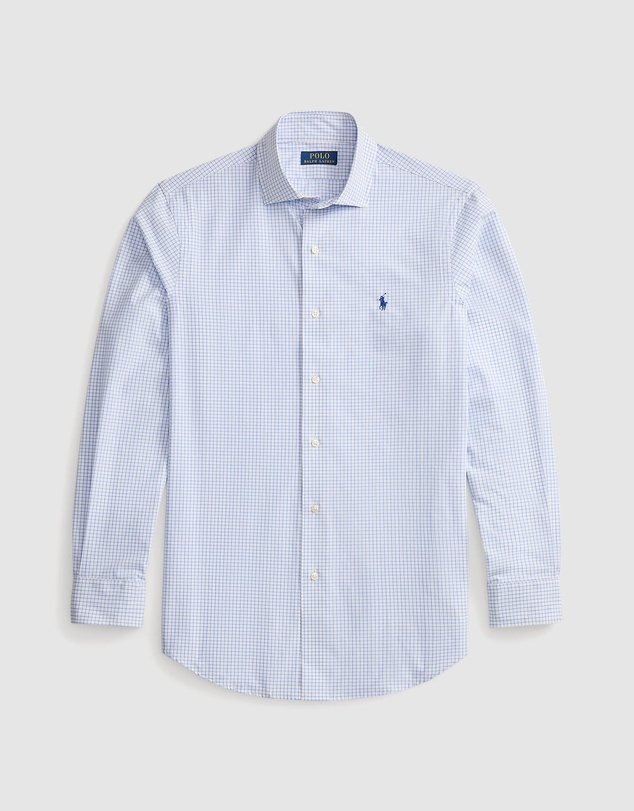 Polo Ralph Lauren - Custom Fit Plaid Stretch Poplin Shirt - ICONIC EXCLUSIVE
