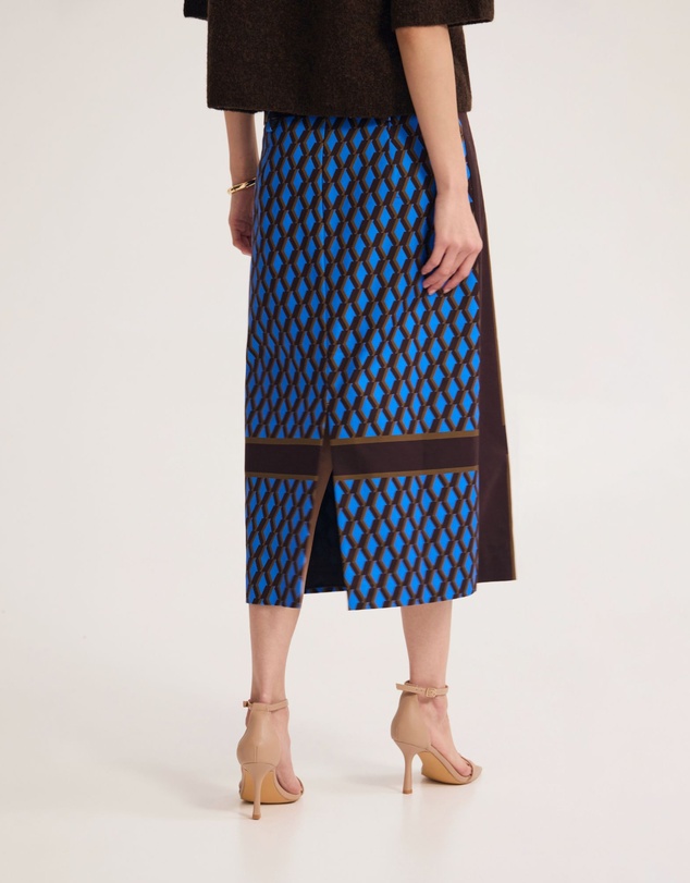 Oxford - Nora Stretch Midi Skirt