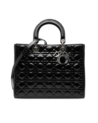 Pre-Loved by Azura Reborn - Pre-Loved Large Patent Cannage Lady Dior