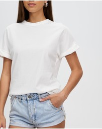 DRICOPER DENIM - Slouchy White Tee