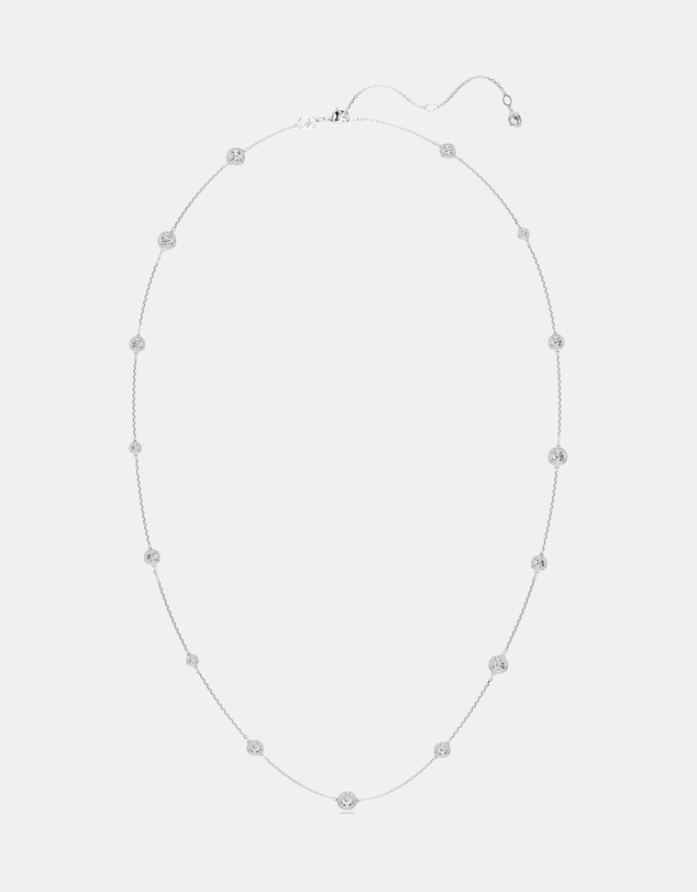 Swarovski - Una Angelic Strandage, Round Cut, White, Rhodium-Plated