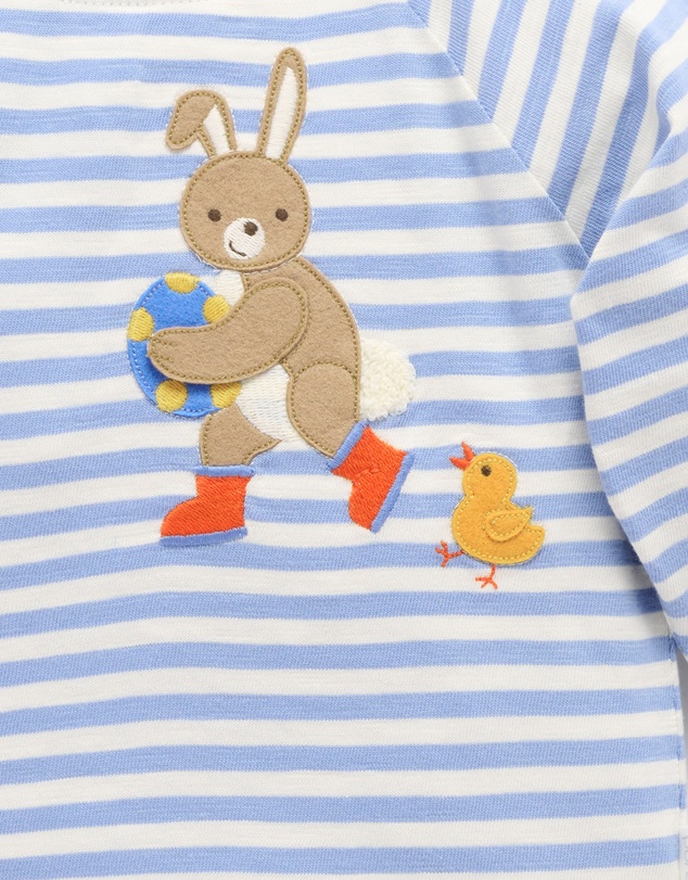 Purebaby - Bunny Egg Thief Tee -Kids-Babies