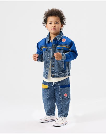 Dark Denim & Multi