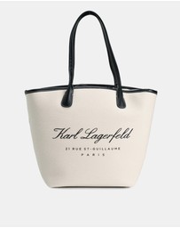 Karl Lagerfeld - Hotel Karl Medium Tote Bag