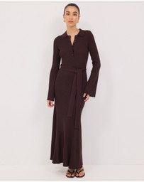 Calli - Audrey Flare Sleeve Maxi Dress