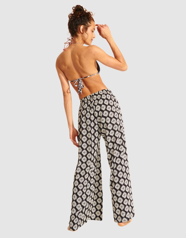 Banana Moon - Sarong Stefa Wide Leg Beach Pants with Slits