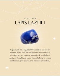 Ottoman Hands - Lapis Moon Rotating Pendant Necklace